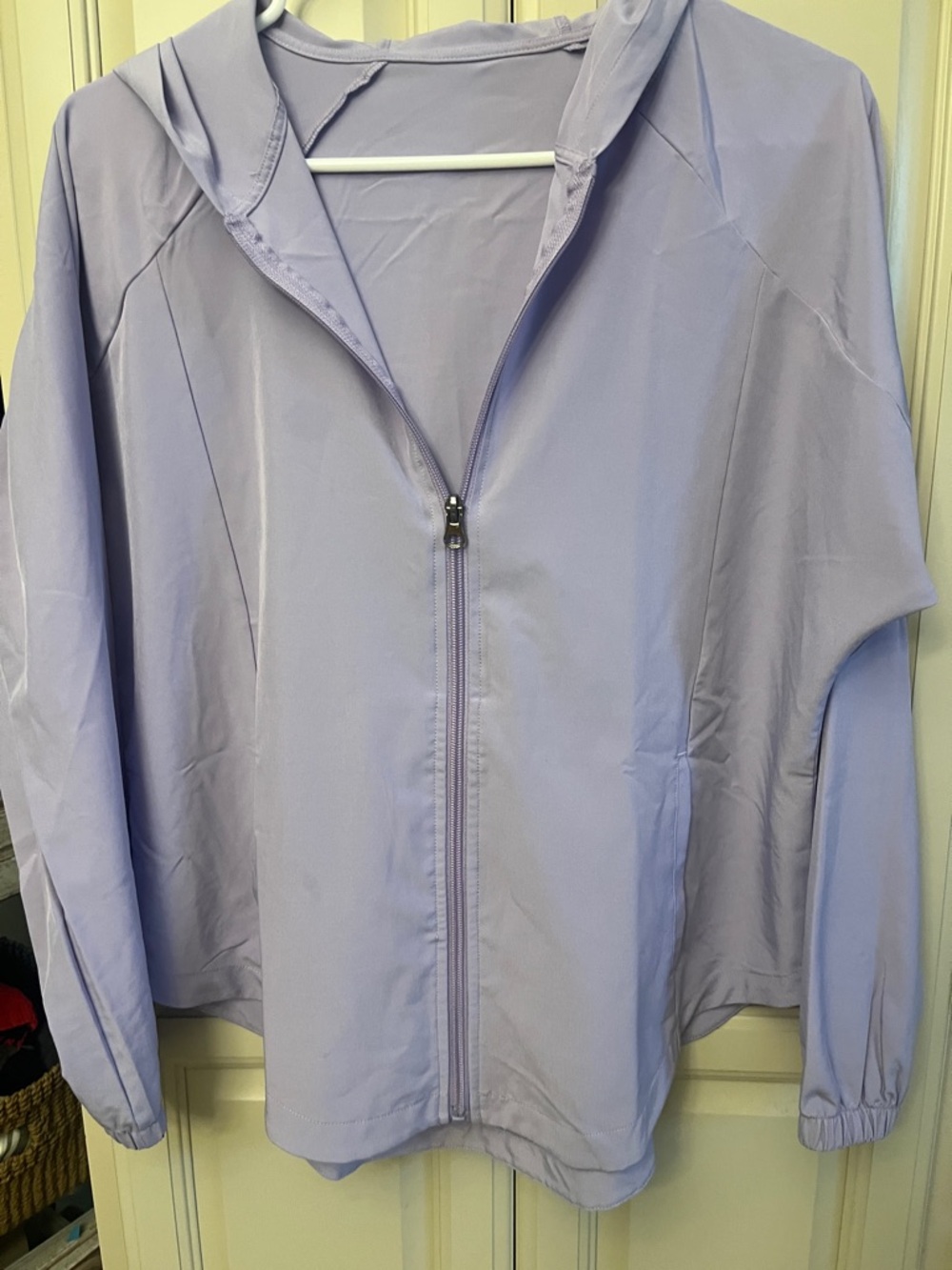 Lilac Hoodie Spring Jacket for Women